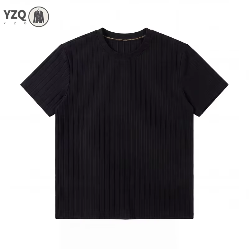 Polo côtelé basique pour homme à col