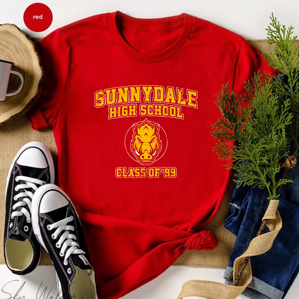 Sunnydale-T-shirt à manches courtes unisexe