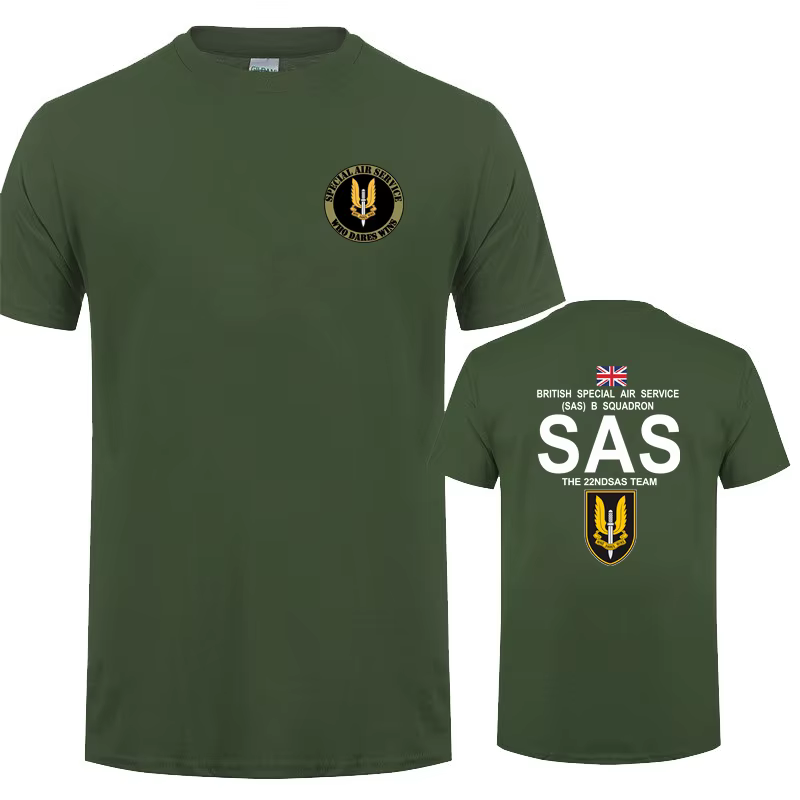 Militaire SAS Sniper hommes t-shirt armée