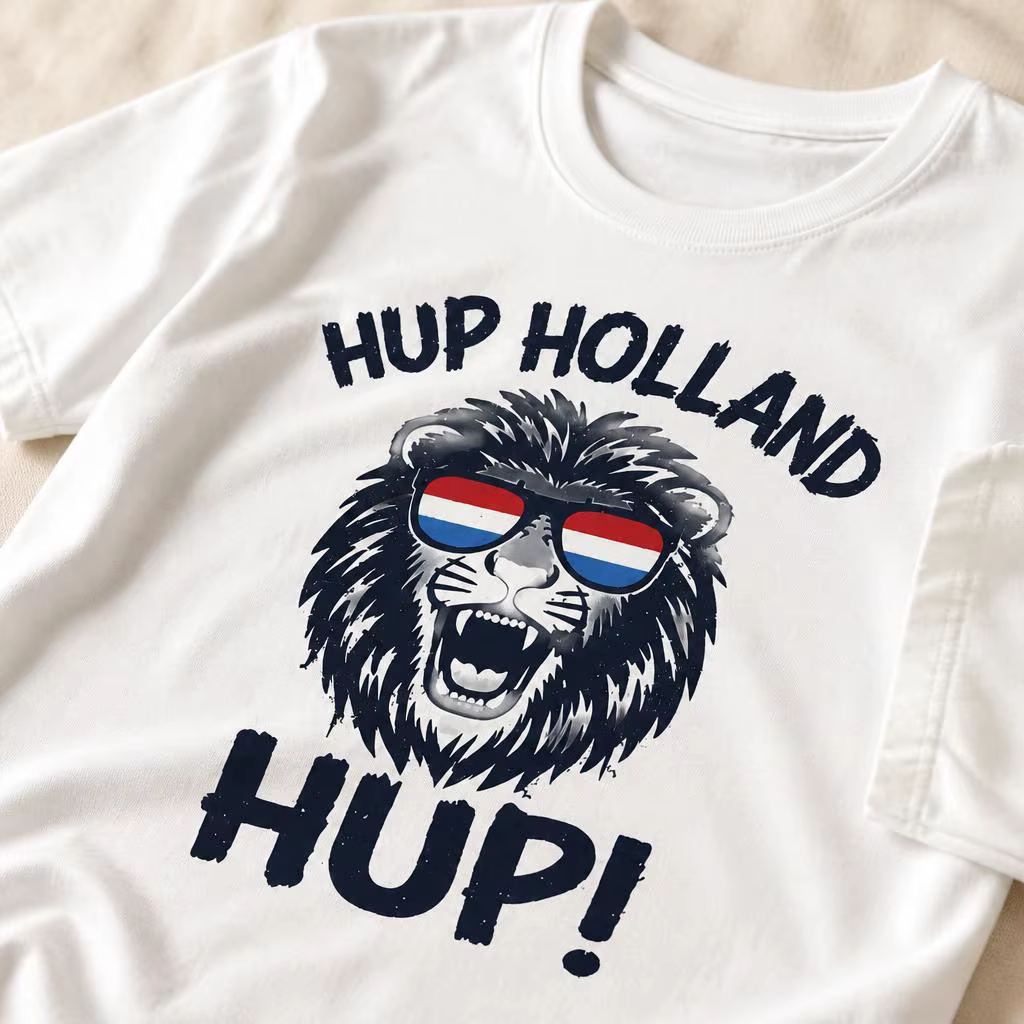 Hup Holland T-shirt avec drapeau des Pays-Bas