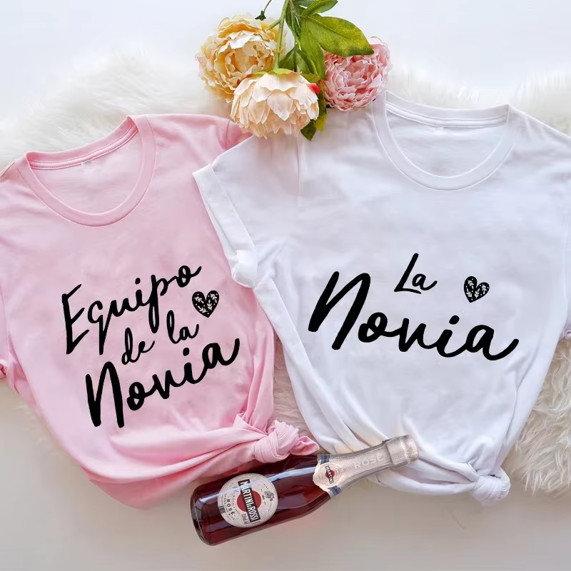 T-shirt Team Bride pour filles espagnoles