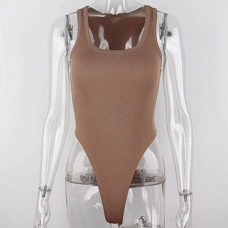 Combinaison de batterie en fibre tricotée pour femme, Halter Y-Off initié, Batterie de rue décontractée, Wlwear sexy, Hot Summer, 2024