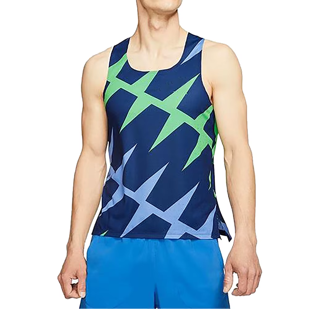 Hommes course gilet athlétisme débardeur vitesse Fitness chemise sans manches piste champ Singlet