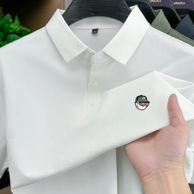 Polo de golf à manches courtes pour hommes