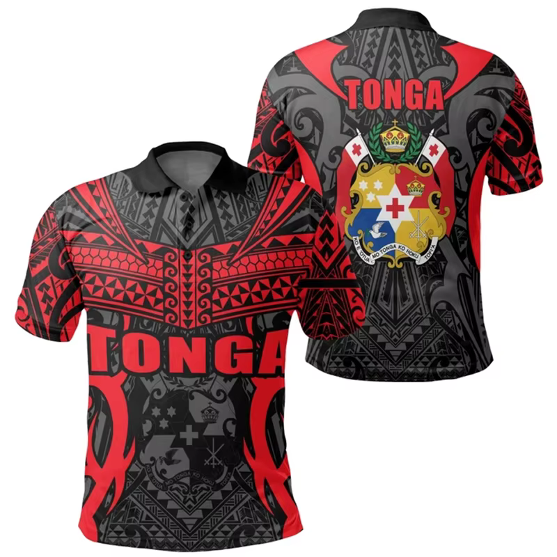 Polos College en 3D pour hommes