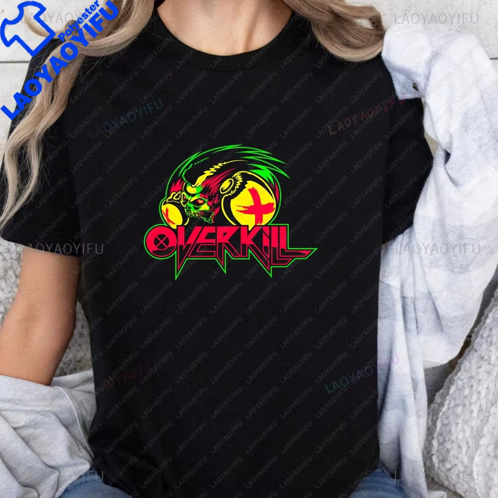 T-shirt imprimé Overkill Band