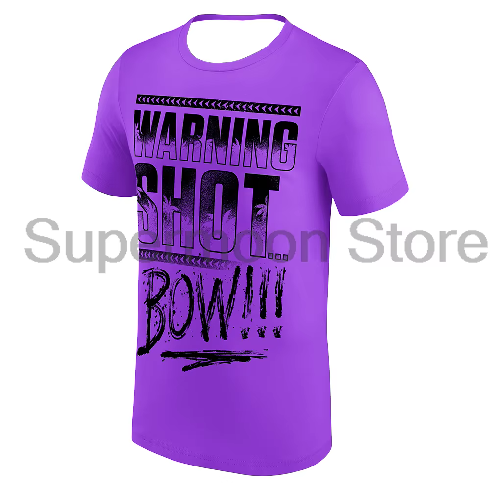 T-shirt Jey Uso Warning Shot à col ras du cou