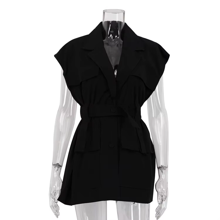 Haut ample sans manches pour femme