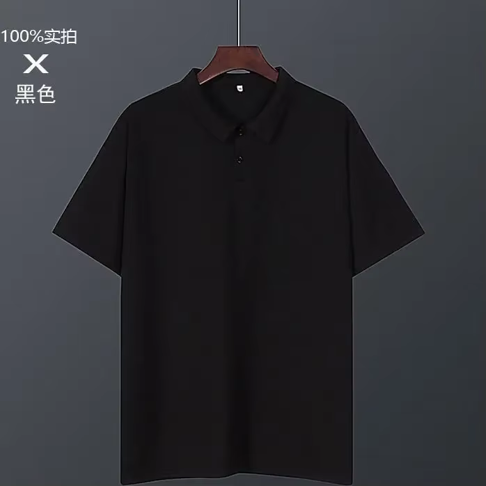 Été hommes Polo hauts respirant séchage rapide t-shirt à manches courtes 9XL 10XL 12XL 180KG t-shirts de sport gros