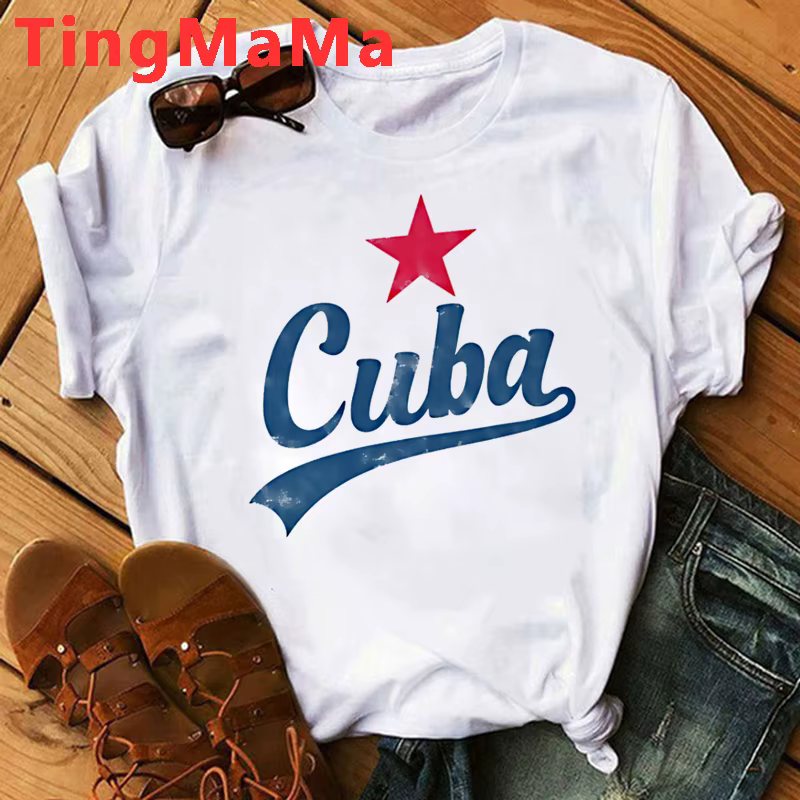 Cuba t-shirt hommes Che Guevara hauts T-shirts dessin animé