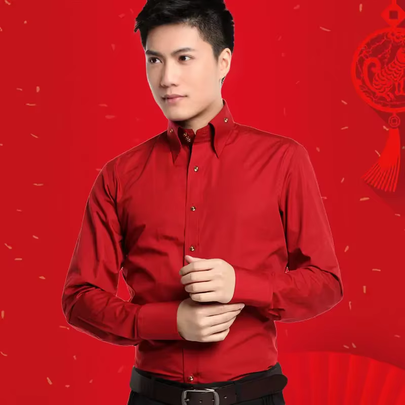 Chemise blanche classique pour hommes pour les occasions formelles ou décontractées
