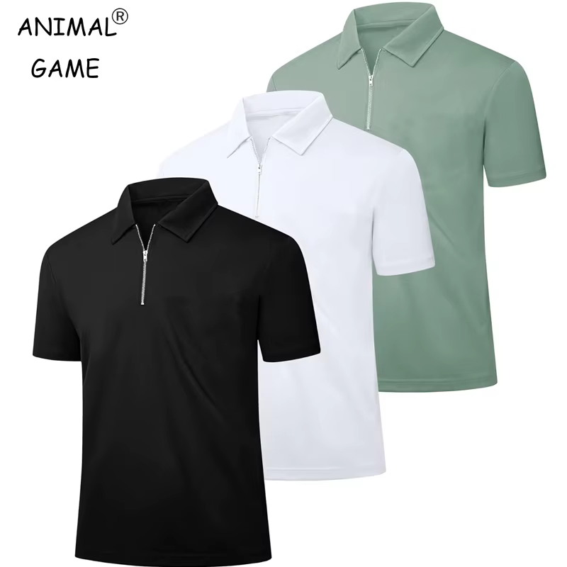 Polo d'été décontracté à manches courtes pour hommes