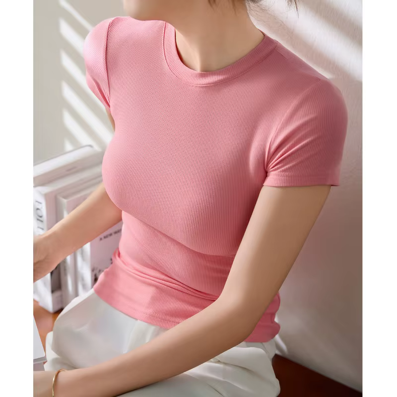 T-shirt d'été à manches courtes pour femmes