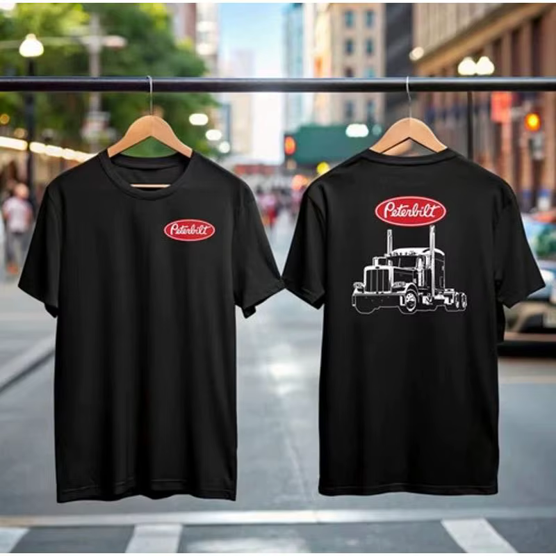 Peterbilt camion camionneur Logo t-shirt noir significatif S pour papa