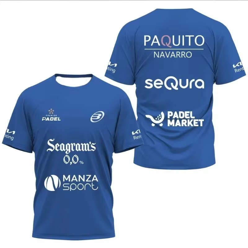 Offre spéciale en été T-shirts de sport de badminton pour jeunes hommes et femmes pour l'entraînement sportif en plein air à manches courtes