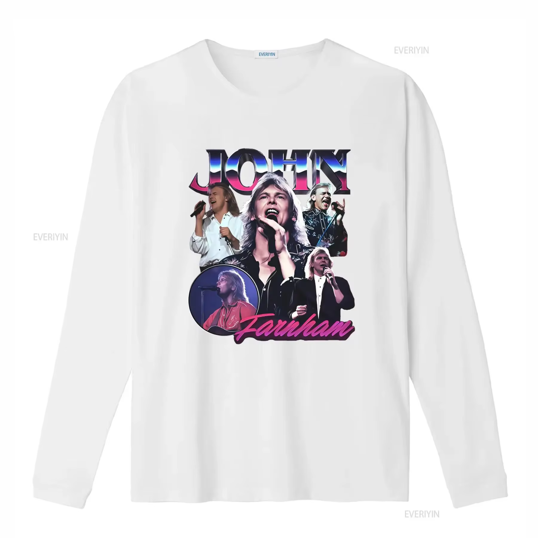 T-shirt style rétro John Farnham Singer Musician