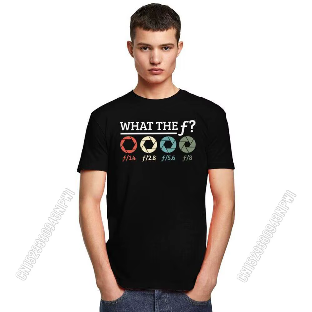 Photographe La F T-shirt Pour Hommes En Coton