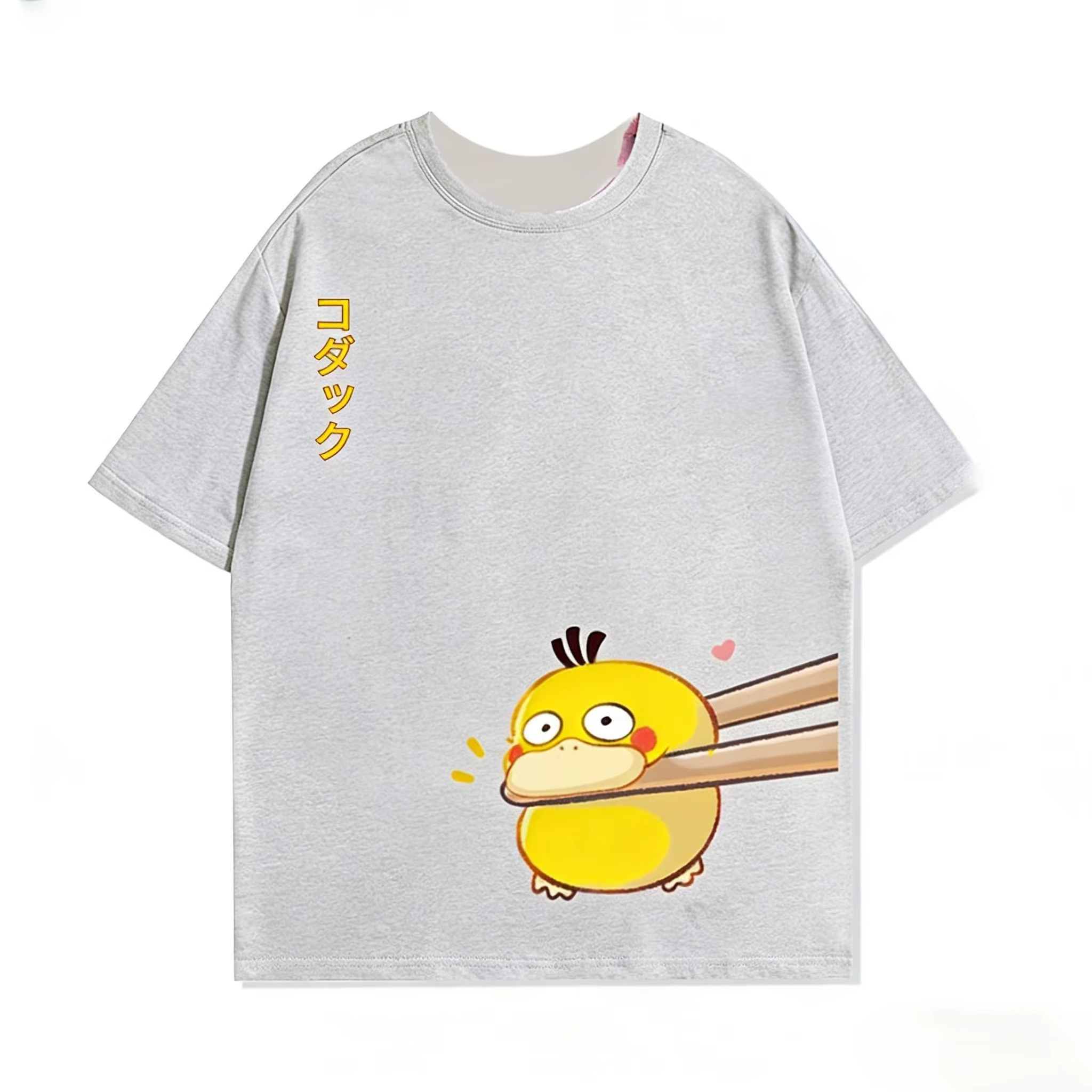 T-shirt imprimé graphique Anime Pokémon pour hommes et femmes
