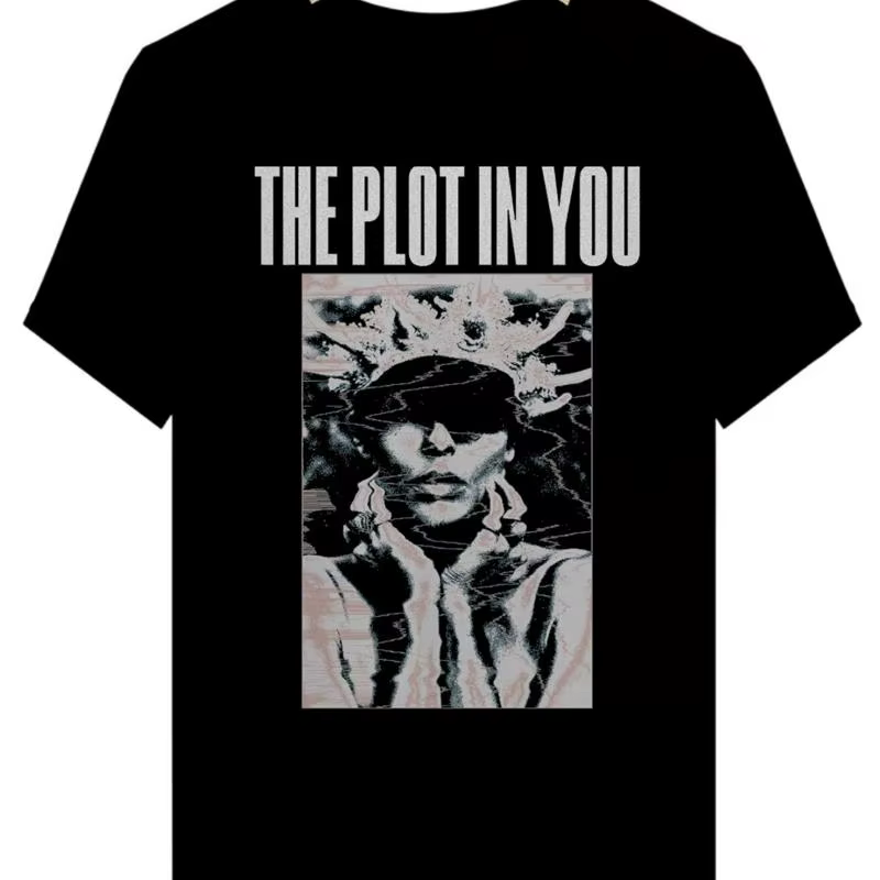 T-shirt de l'album BLACK du groupe The Plot in You, toutes tailles DS19