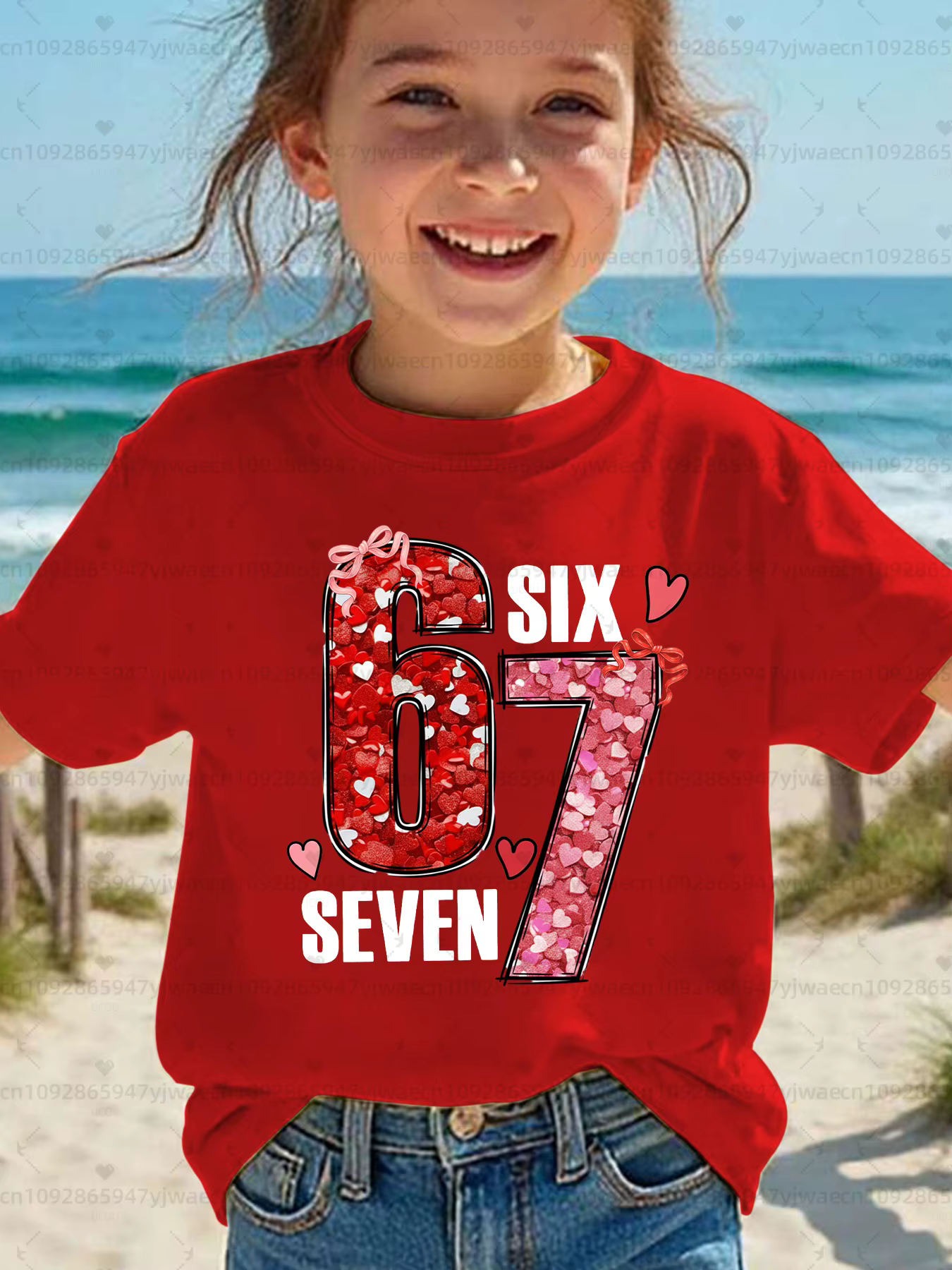 T-shirt Meme 67 pour enfants