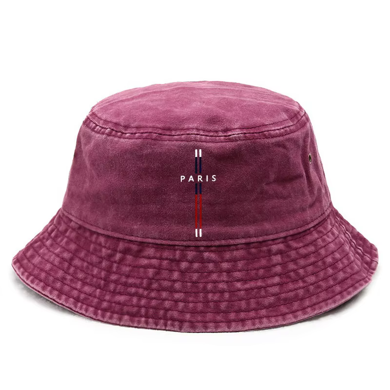 Chapeau Bob Imprimé PARIS Tendance pour Sports de Plein Air