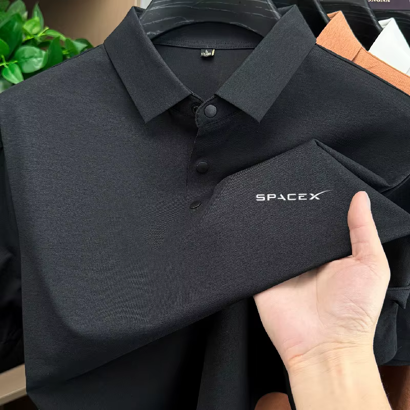 Polo de marque haut de gamme avec lettres classiques