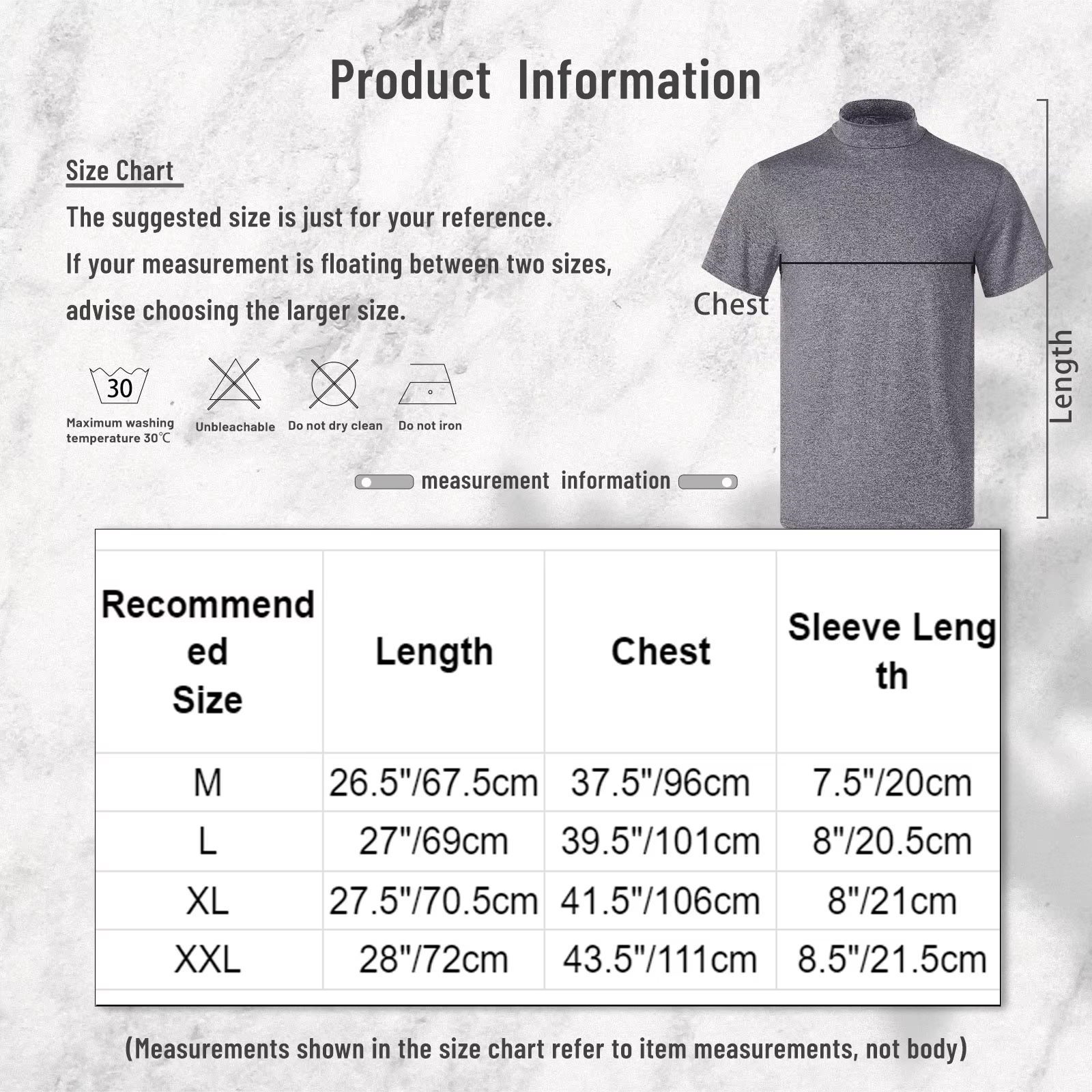T-shirt à manches courtes pour homme