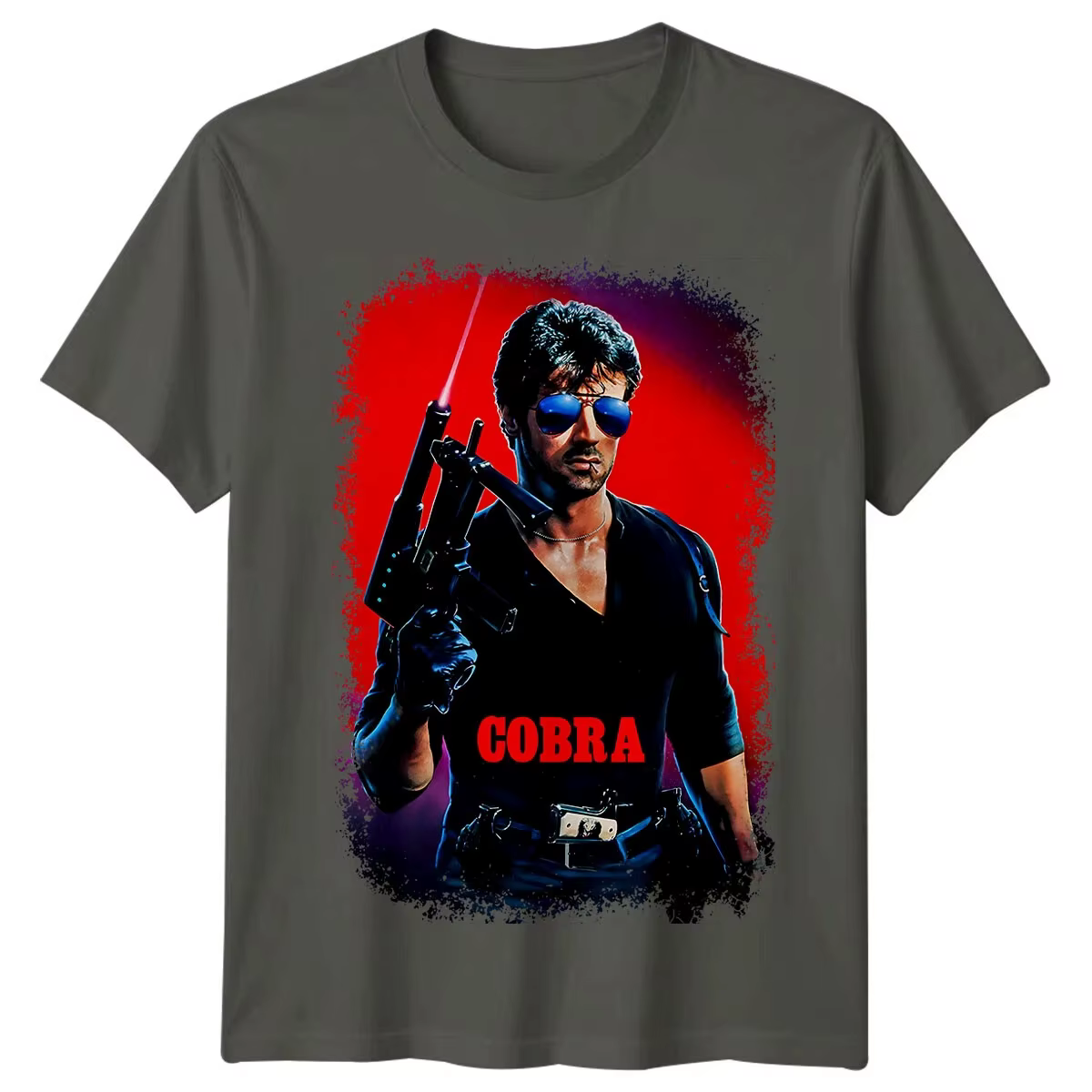 T-shirt Cobra 1986 rétro pour hommes et femmes
