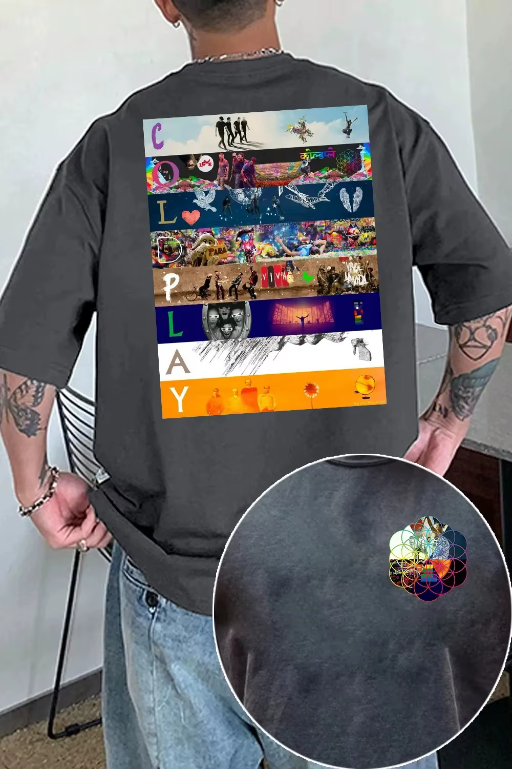 T-shirt Coldplay édition limitée