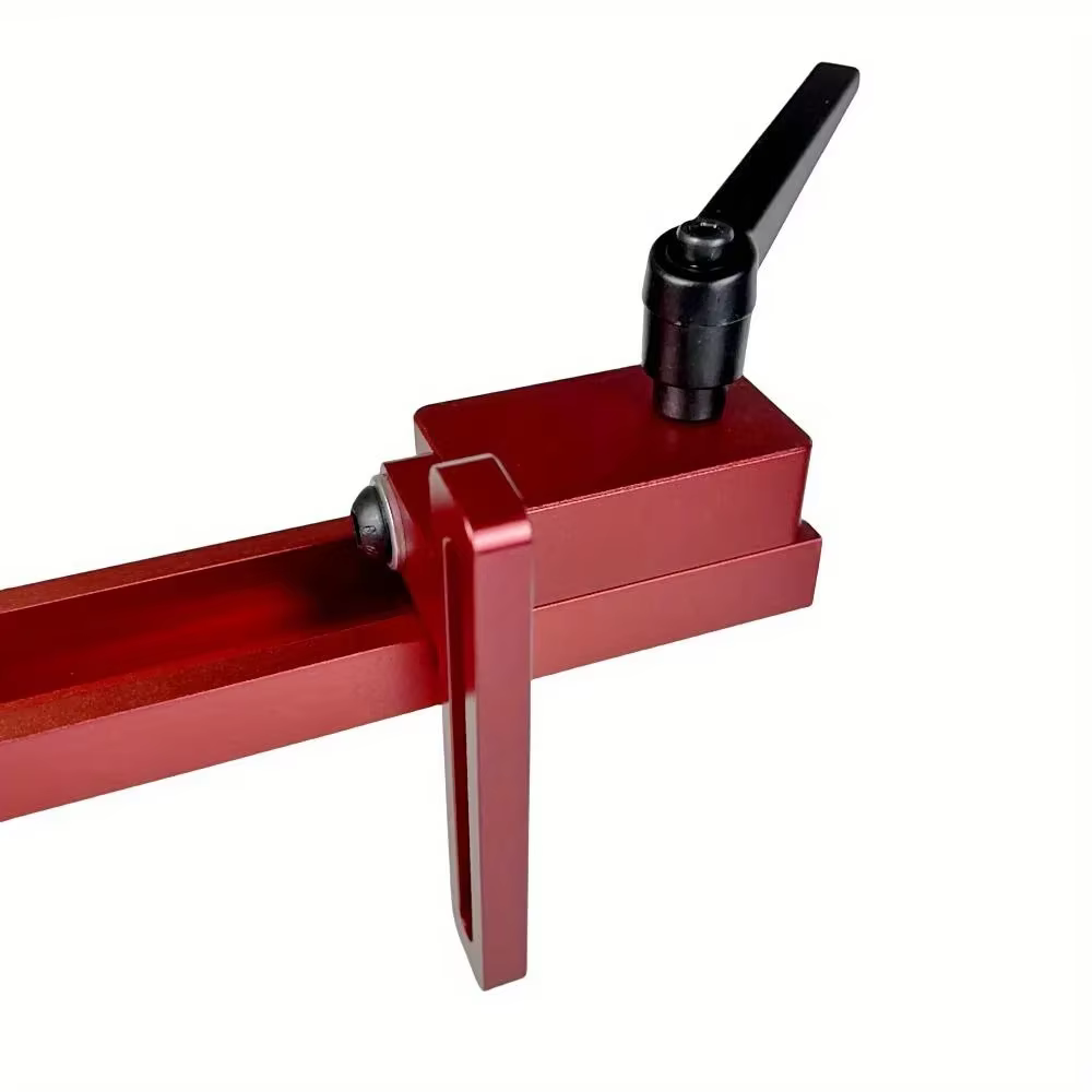 T-track 30 Type en alliage d'aluminium, arrêt de piste à onglet, Rail de goulotte pour le travail du bois, fente en T, gabarit de piste à onglet, fente de fixation à vis en T