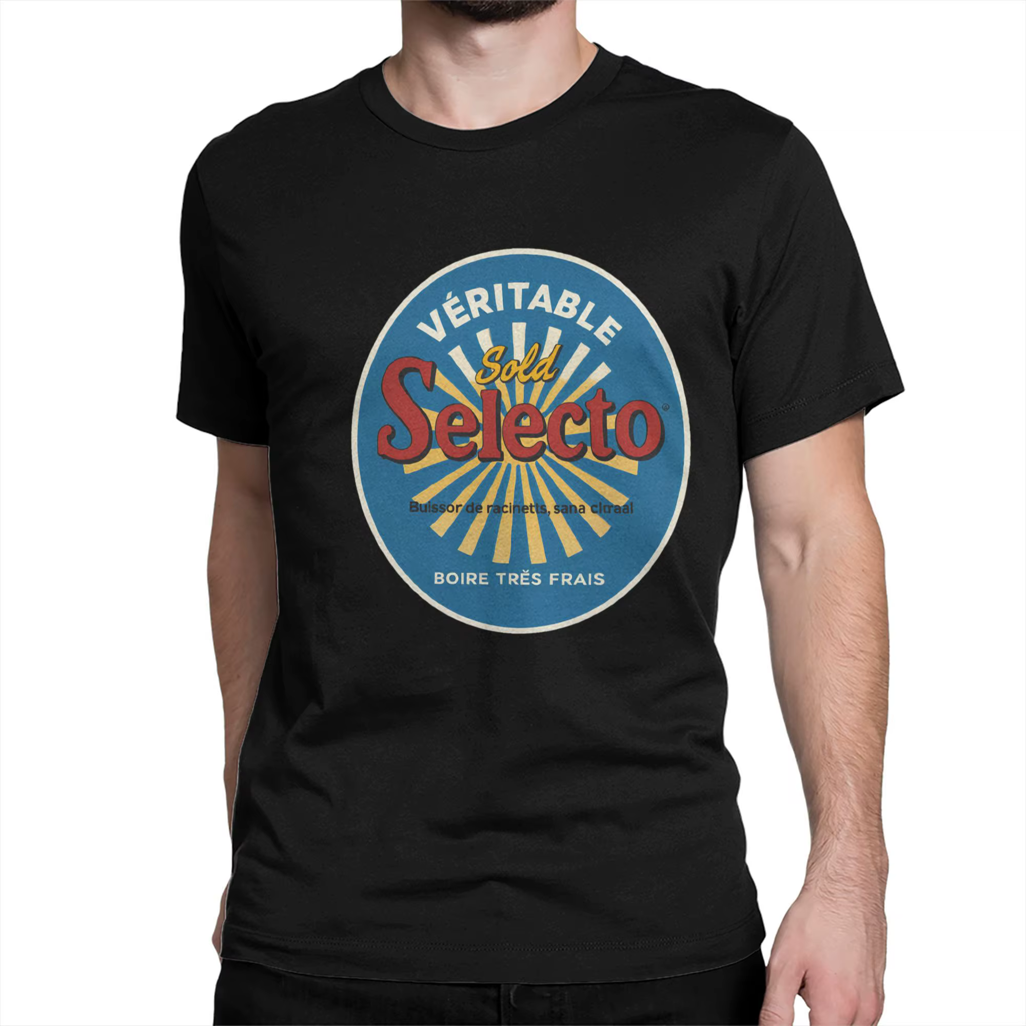 Selecto algérie t-shirt plage Hip Hop t-shirts hommes pur coton col rond surdimensionné vêtements manches courtes hauts esthétiques