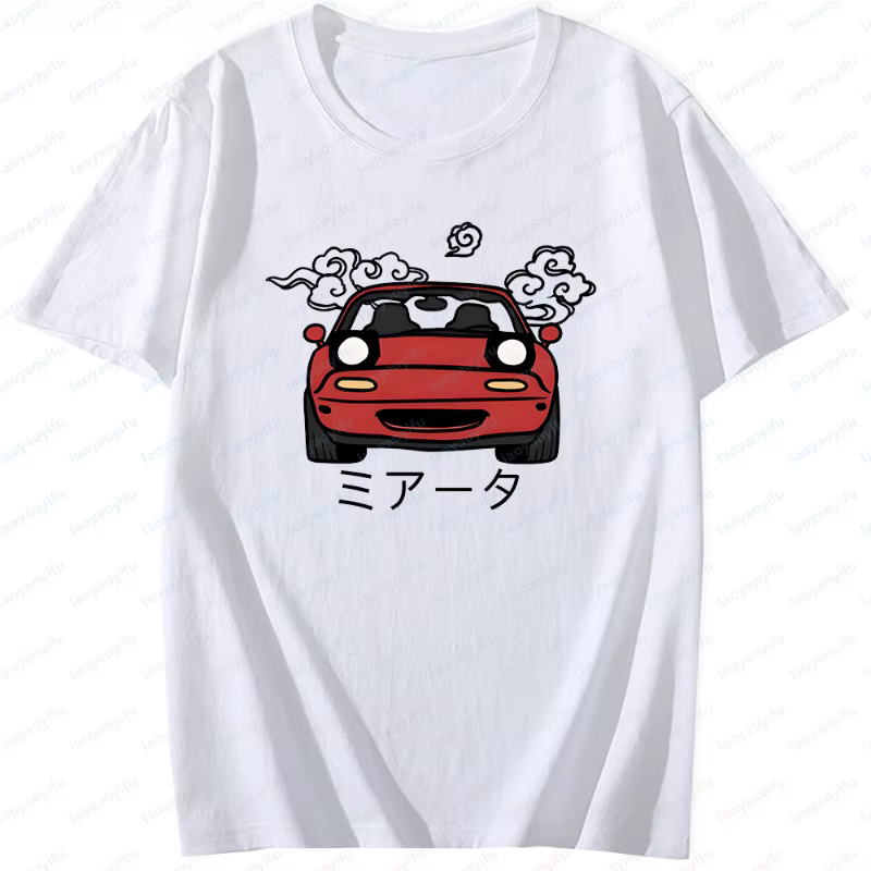 T-shirts japonais Miata MX5 pour hommes et femmes