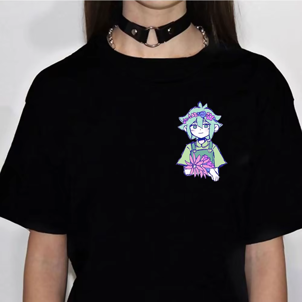 Omori Tee femmes été streetwear graphique t-shirt femme manga japonais vêtements drôles