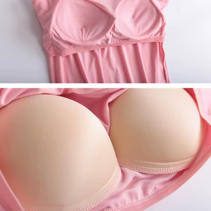 Camisole astronomique avec soutien-gorge rembourré intégré pour femme