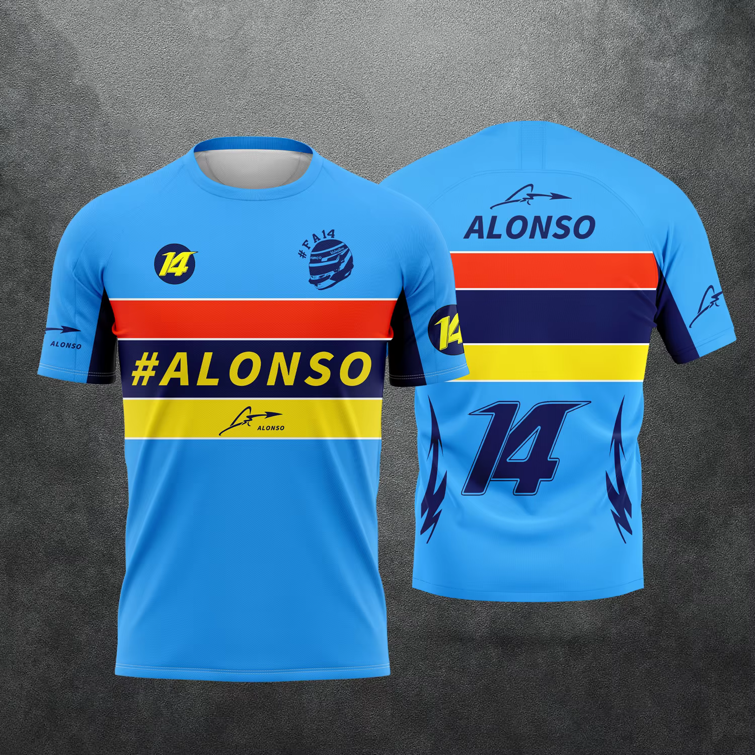 Nouvelle voiture de course 2026 # T-shirt pour fan de Fernando Alonso