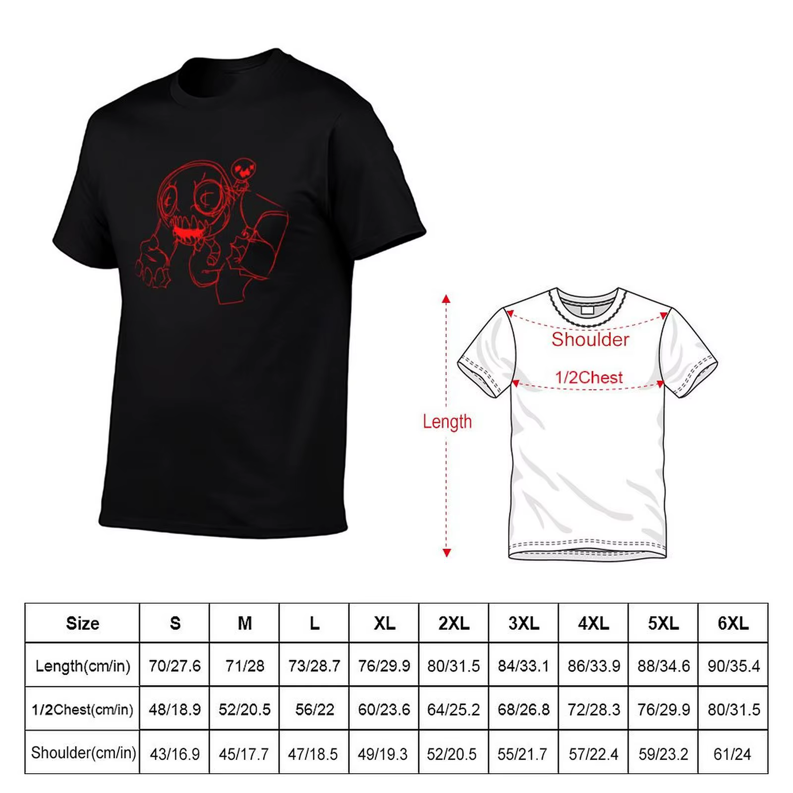T-shirt drôle au design The Binding Of Isaac