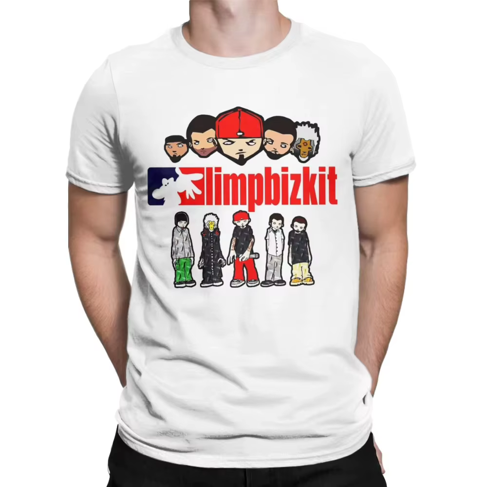 T-shirt imprimé Limp Bizkit pour hommes et femmes