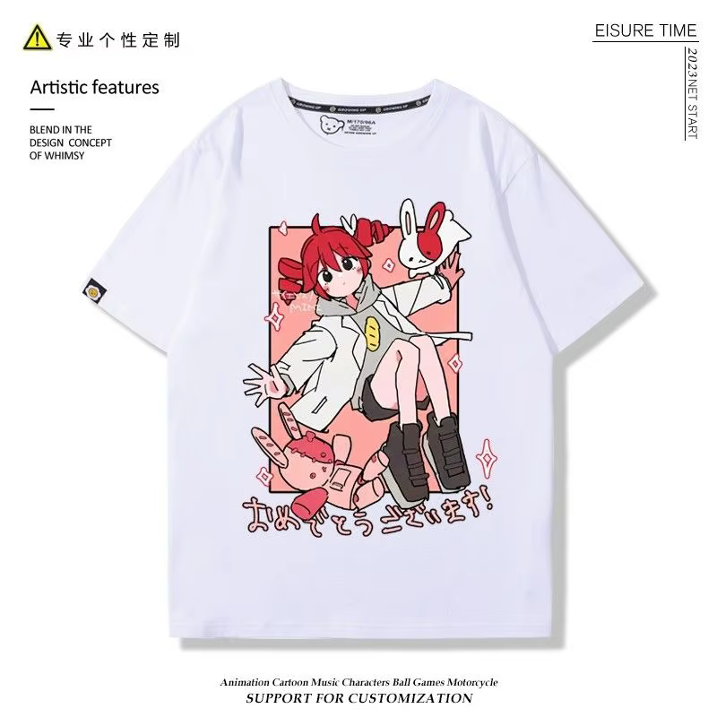 Kasane Teto teto Anime T-Shirt été hommes T-Shirt décontracté femmes col rond manches courtes t-shirts vêtements t-shirts Cosplay cadeau d'anniversaire