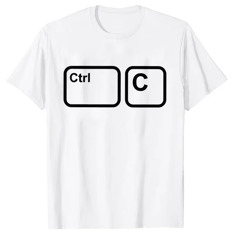 T-shirt de famille CTRL + C CTRL + V
