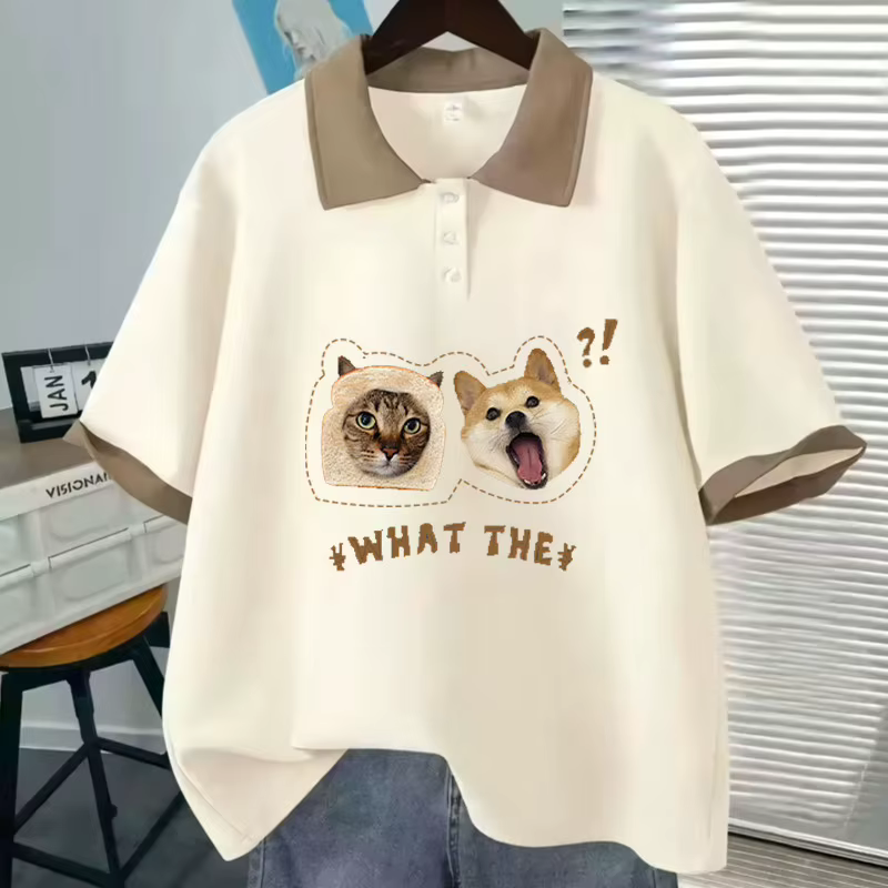 T-Shirt Polo japonais d'été à manches courtes