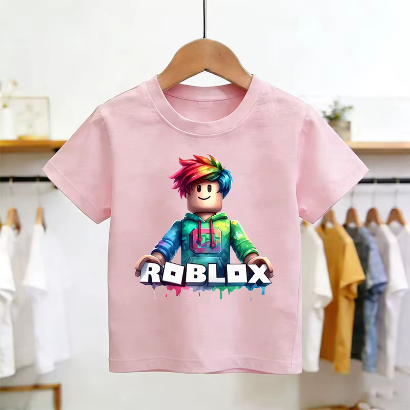 Roblox T-shirt été mode haut à manches courtes