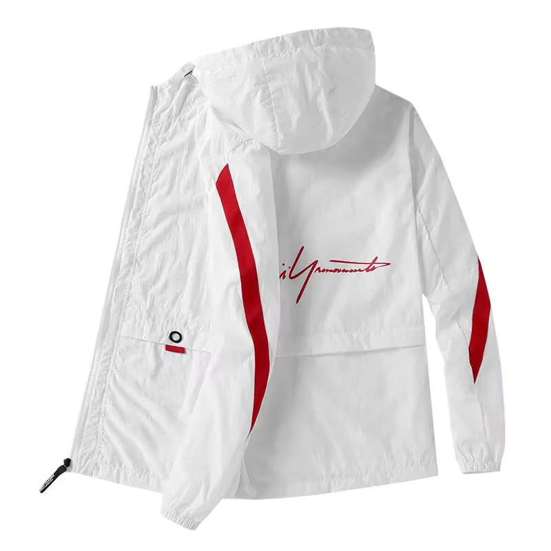 Veste à capuche pour hommes, nouveau manteau de Protection solaire, mince, respirant, décontracté, Sports de plein air, été