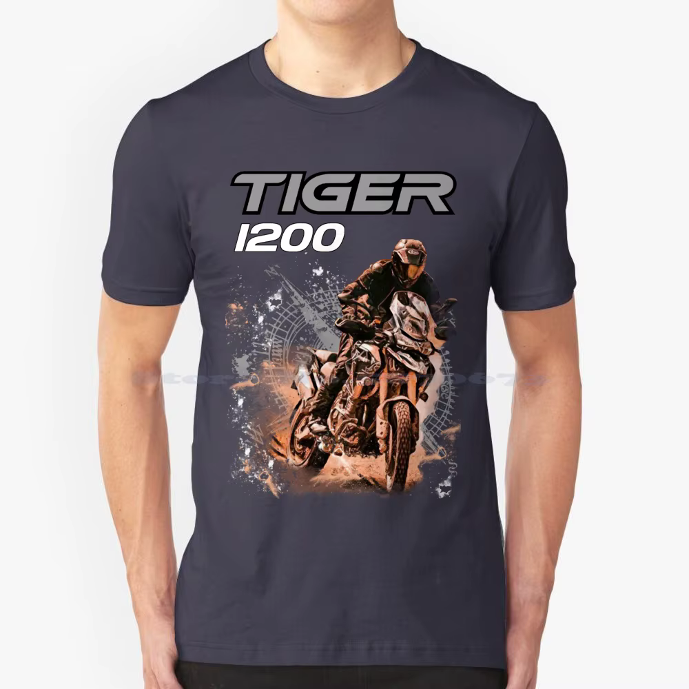 Tiger 1200 2022 T Shirt 100% Coton Tee Hurcycles