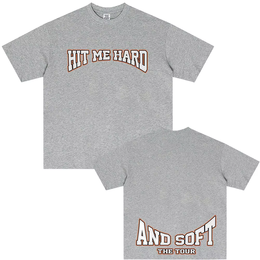 Hit Me dur et doux Tour 2025 offre spéciale Fan T-shirt hommes femmes mode Pop musique T-shirts décontracté