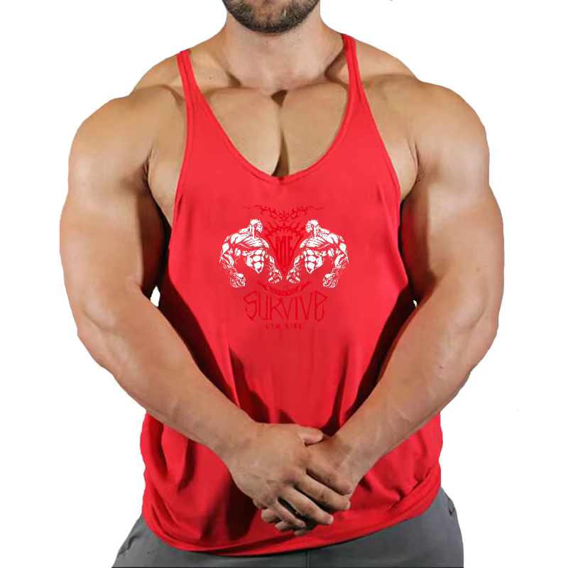 Stringer Singlet-Vêtements de fitness pour hommes