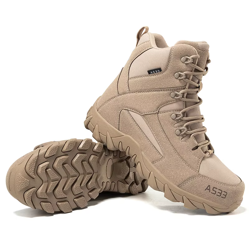 Bottes de randonnée pour hommes, chaussures de trekking d'extérieur à tige haute, antidérapantes, résistantes à l'usure, semelle épaisse, chaussures de sport tout-terrain, grande taille 39-47