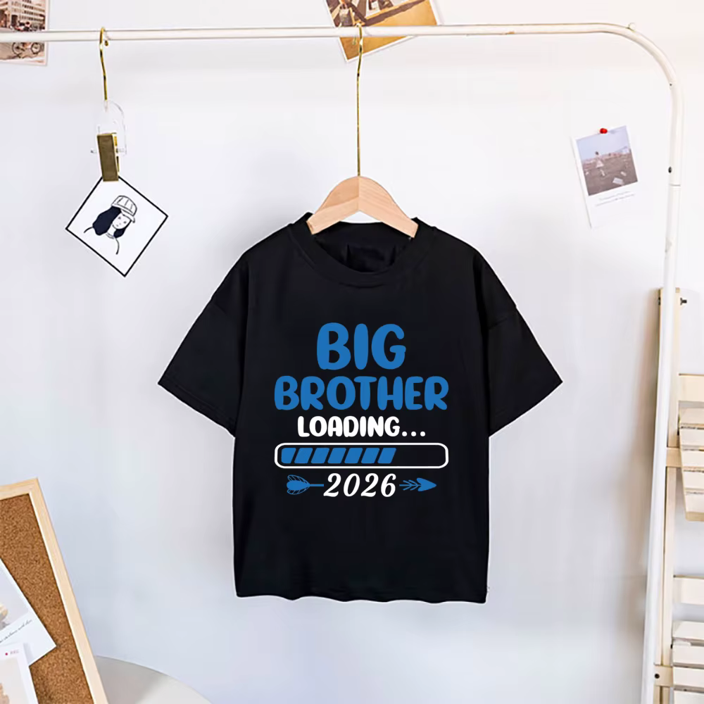 T-shirts imprimés pour enfants « Big Brother Est 2026 »