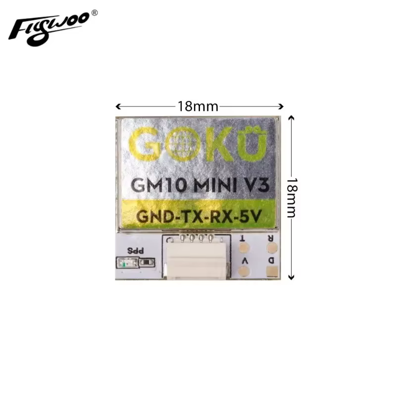Flywoo GOKU GM10 Mini V3 contrôleur de vol avec GPS et Mag, pour pièces de course de Drone 1-2S FPV Whoop