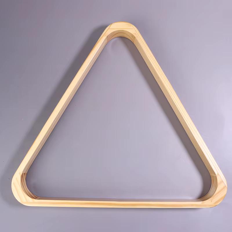 Support triangulaire en bois pour billes de billard
