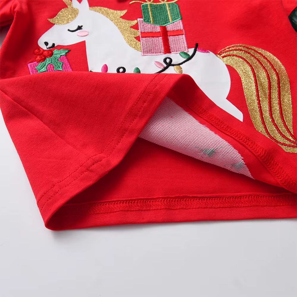 T-shirt Rayé à Manches sulfen Coton pour Fille